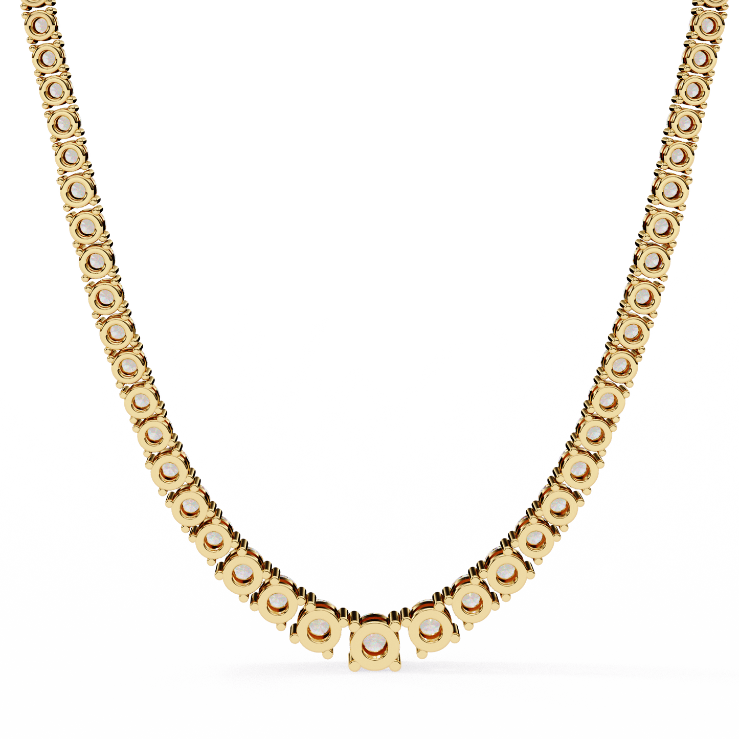 Majesty– Graduated Tennis Necklace