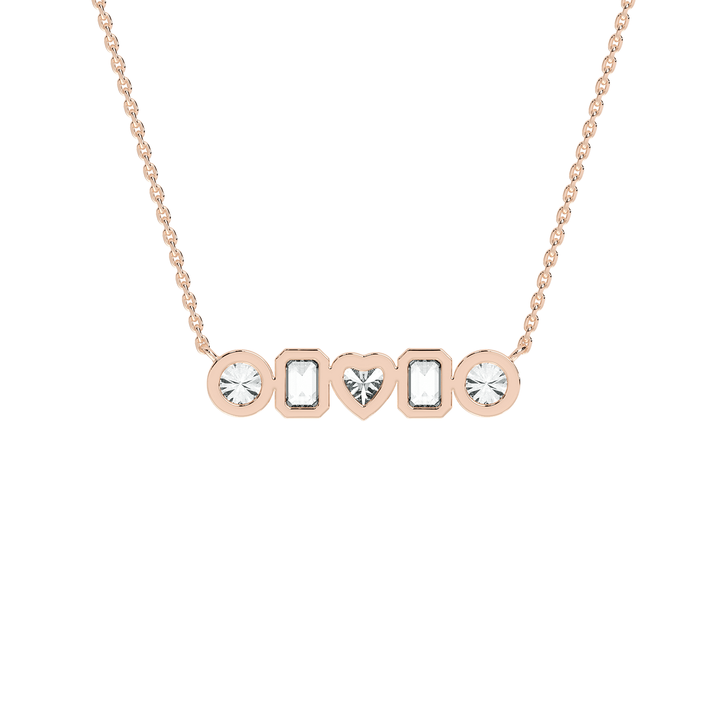 Ciel – Five-Stone Diamond Pendant