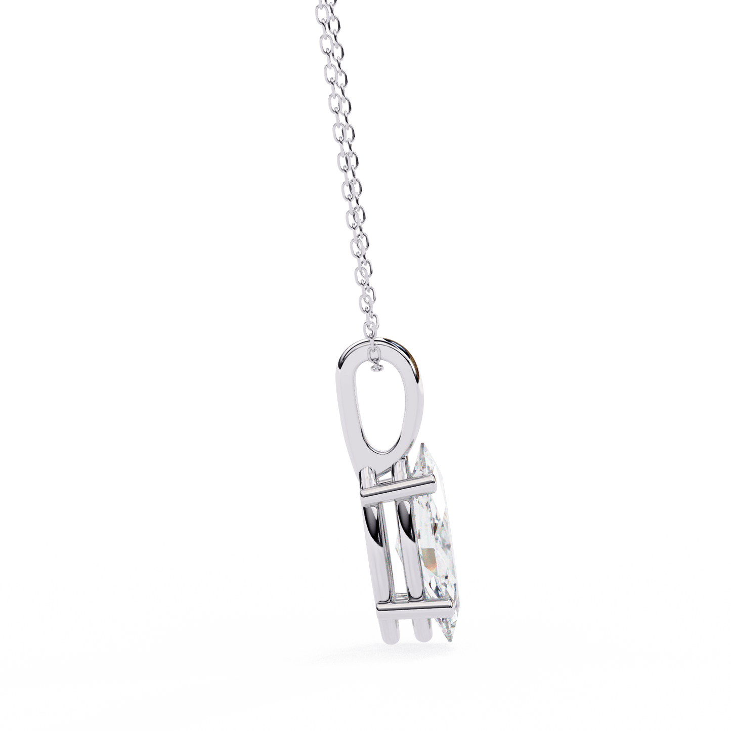 Ines - Marquise-Cut Solitaire Pendant