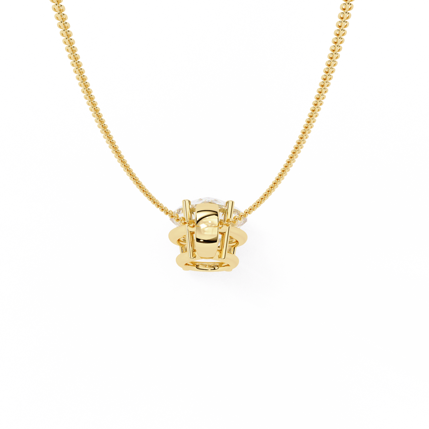 Irina - Pear-Cut Solitaire Pendant
