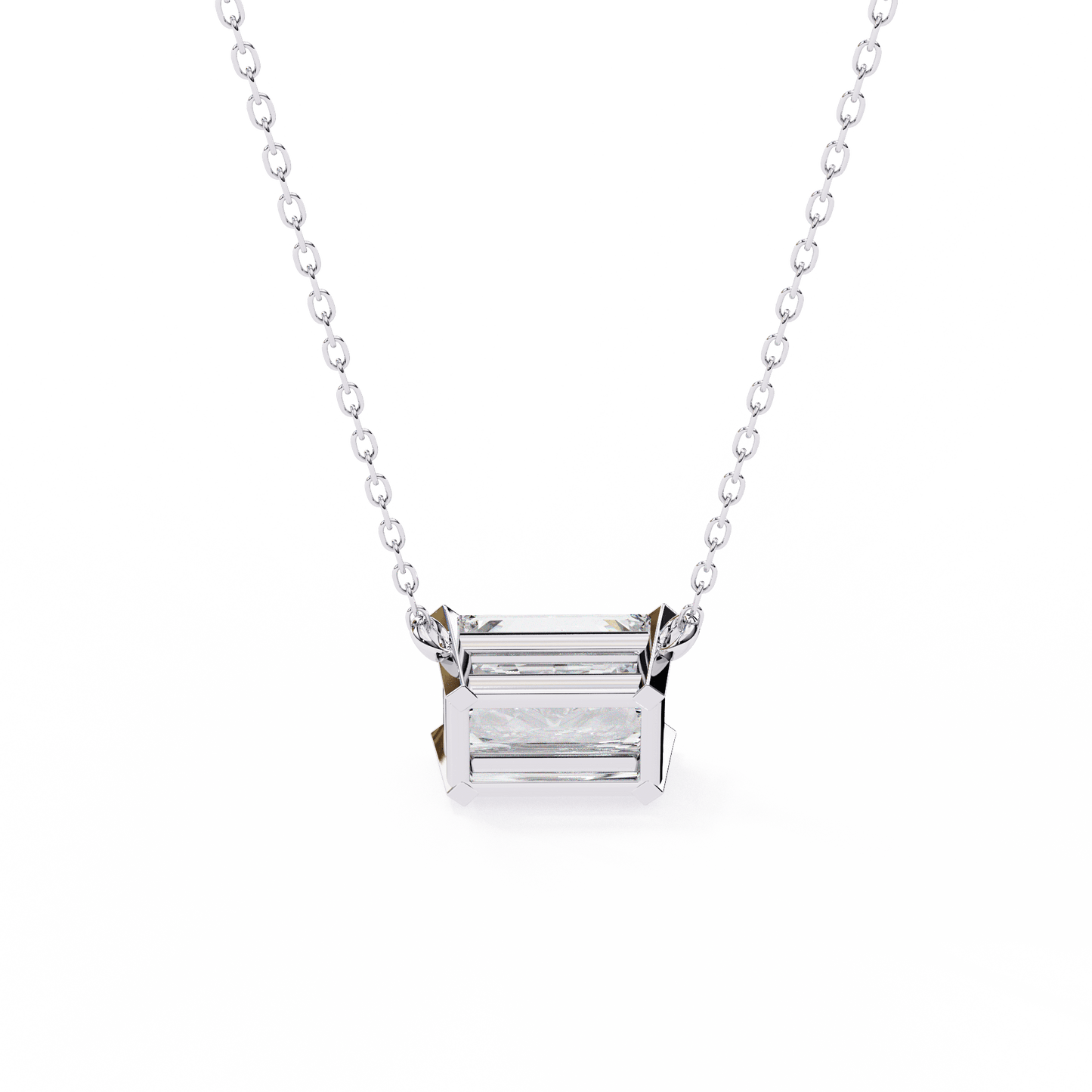 Jocelyn - Radiant-Cut Solitaire Pendant