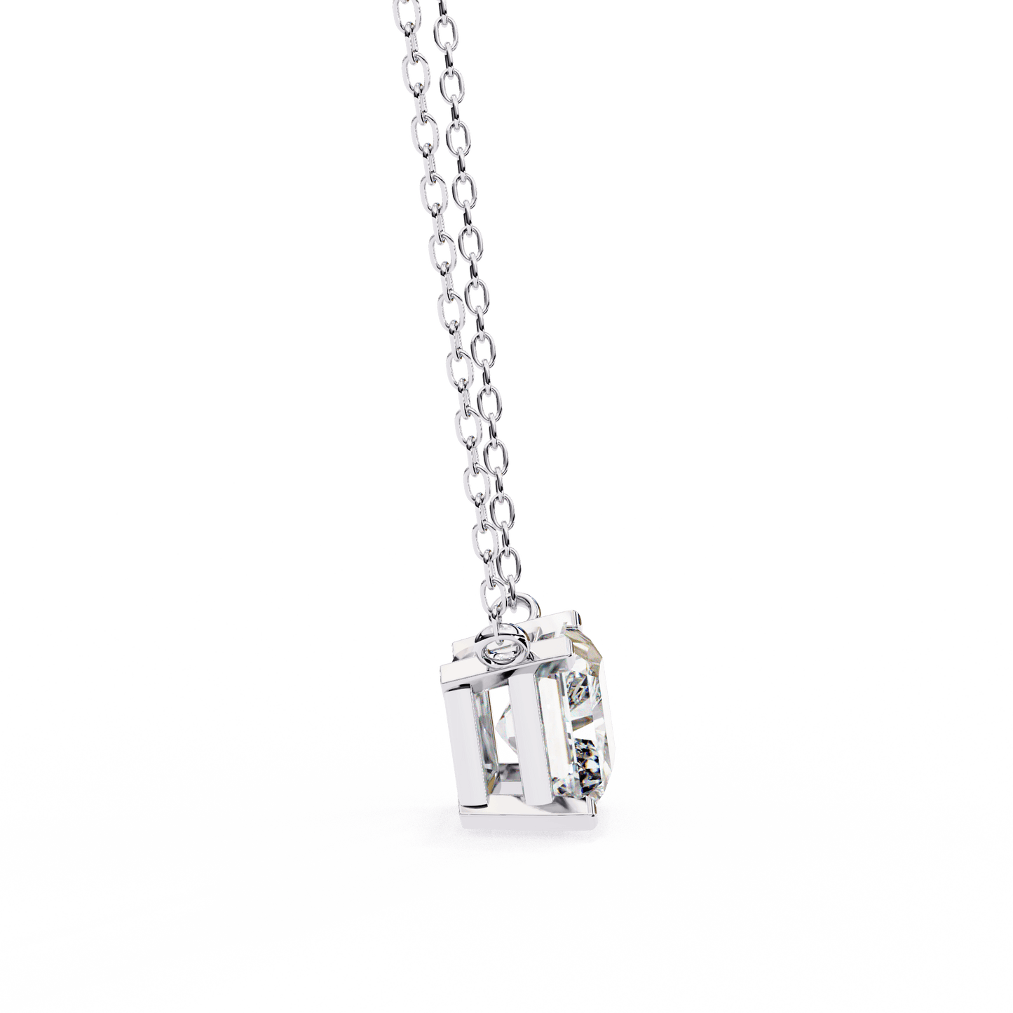 Jocelyn - Radiant-Cut Solitaire Pendant