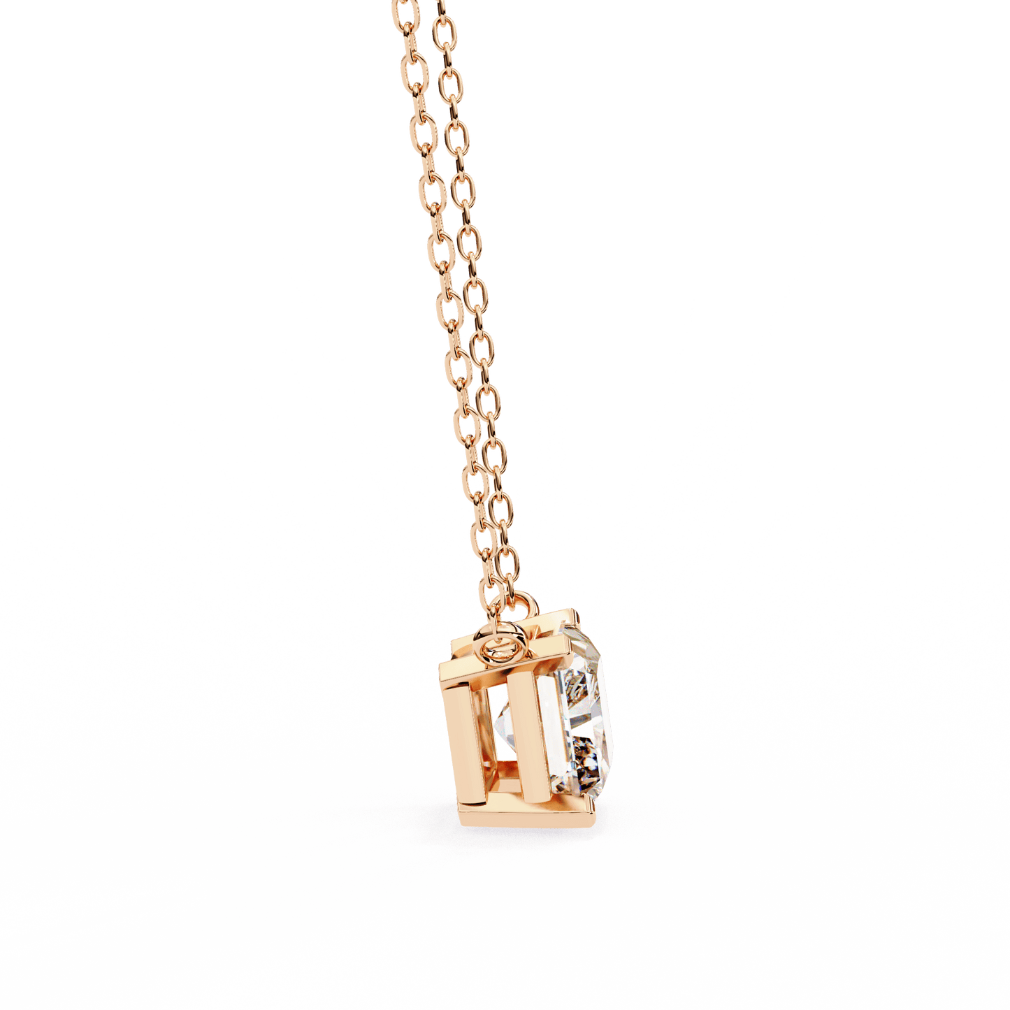 Jocelyn - Radiant-Cut Solitaire Pendant