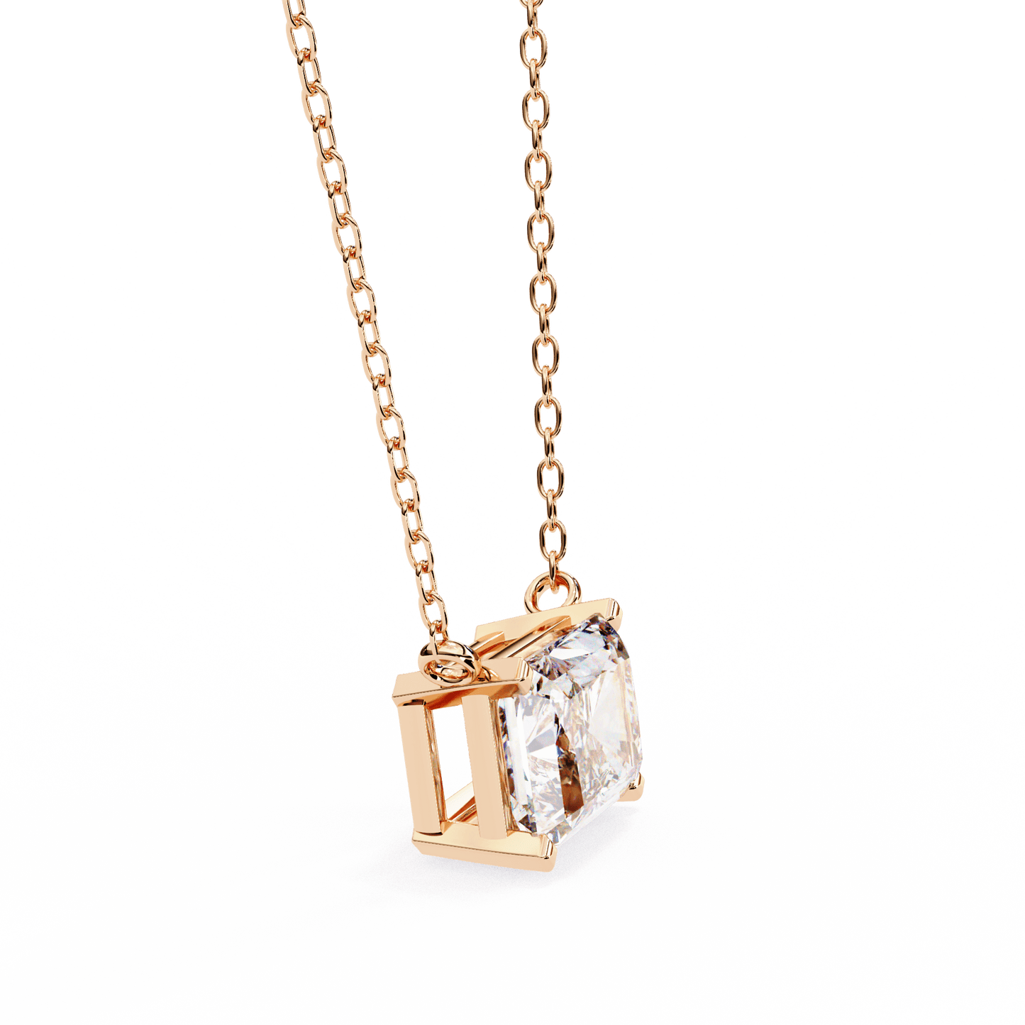 Jocelyn - Radiant-Cut Solitaire Pendant