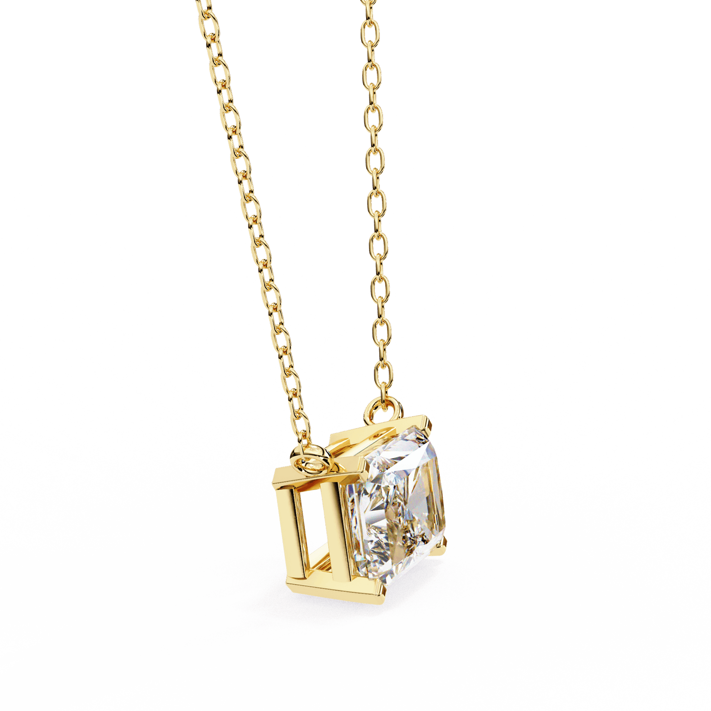 Jocelyn - Radiant-Cut Solitaire Pendant