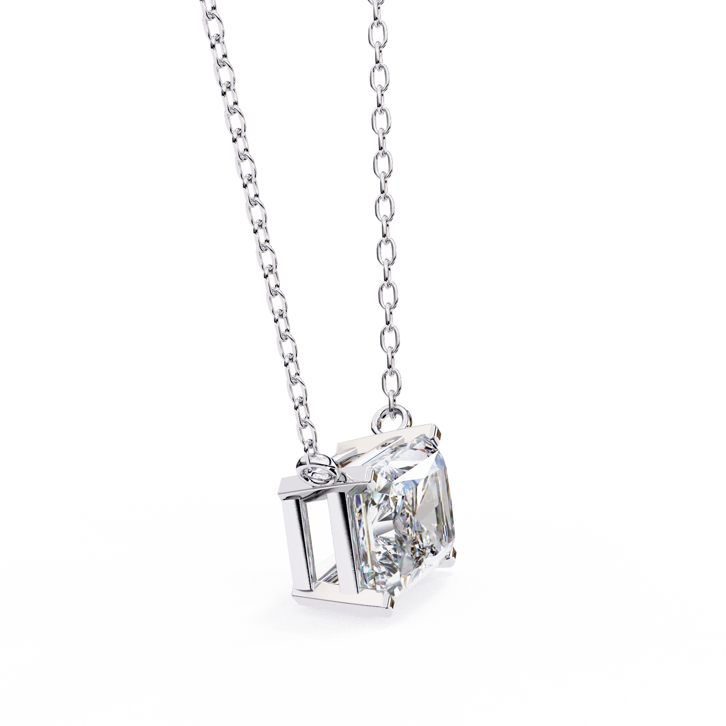 Jocelyn - Radiant-Cut Solitaire Pendant