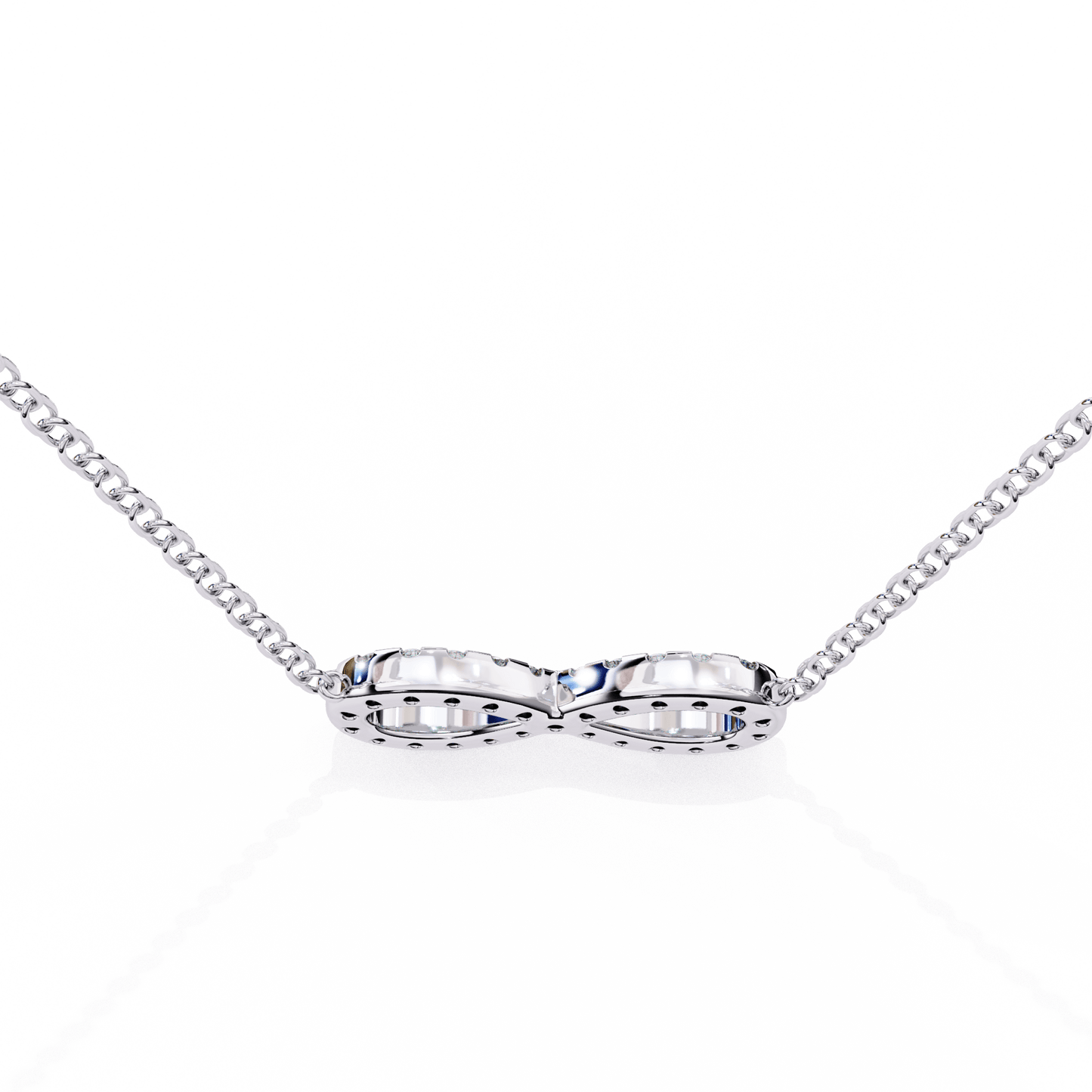 Imani – Round Diamond Infinity Pendant