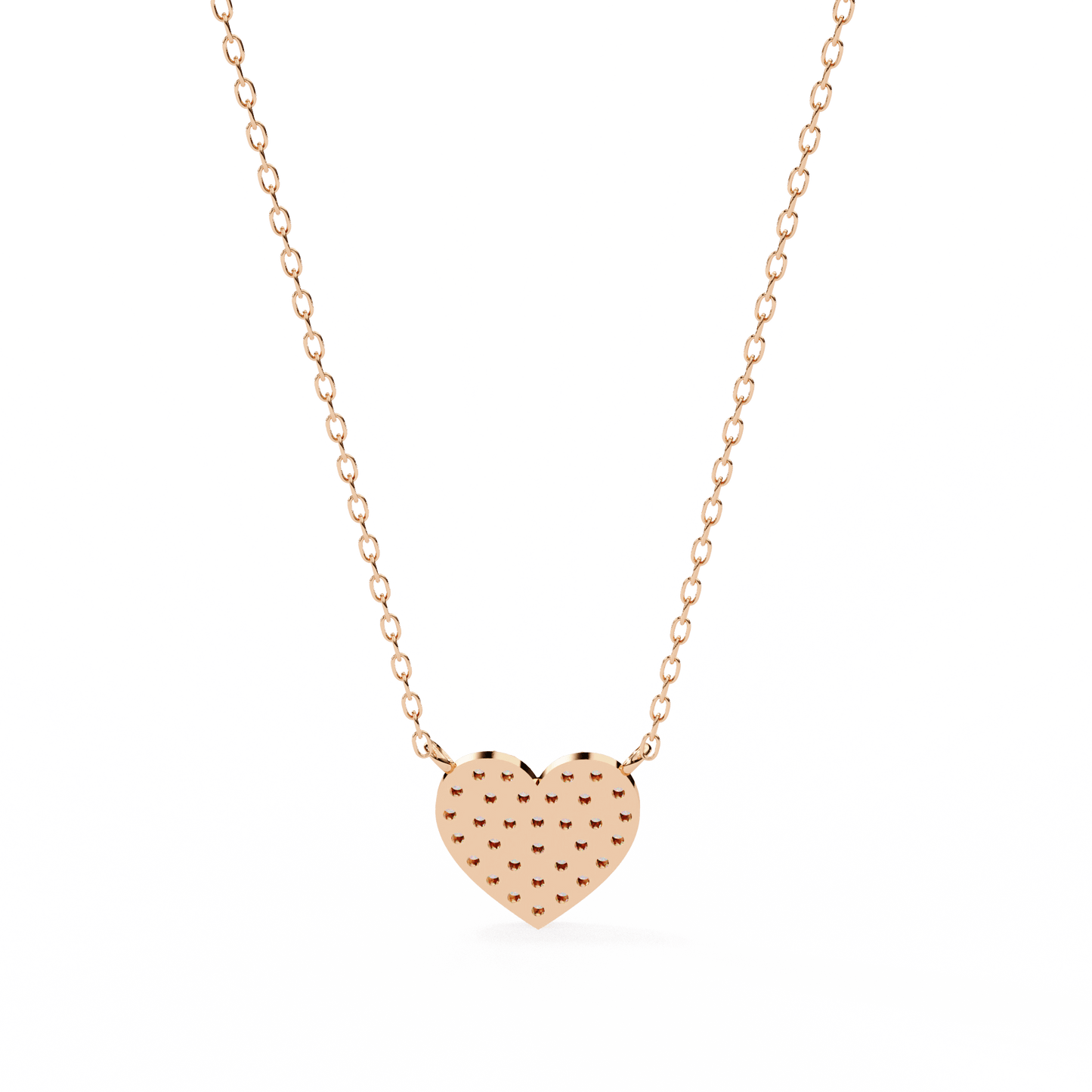 Kaitlyn – Pave Heart Diamond Pendant