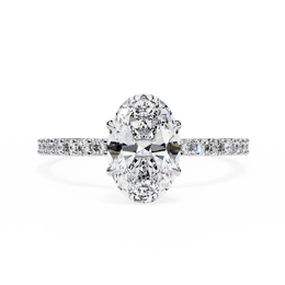 Oval Cut Diamond Engagement Rings