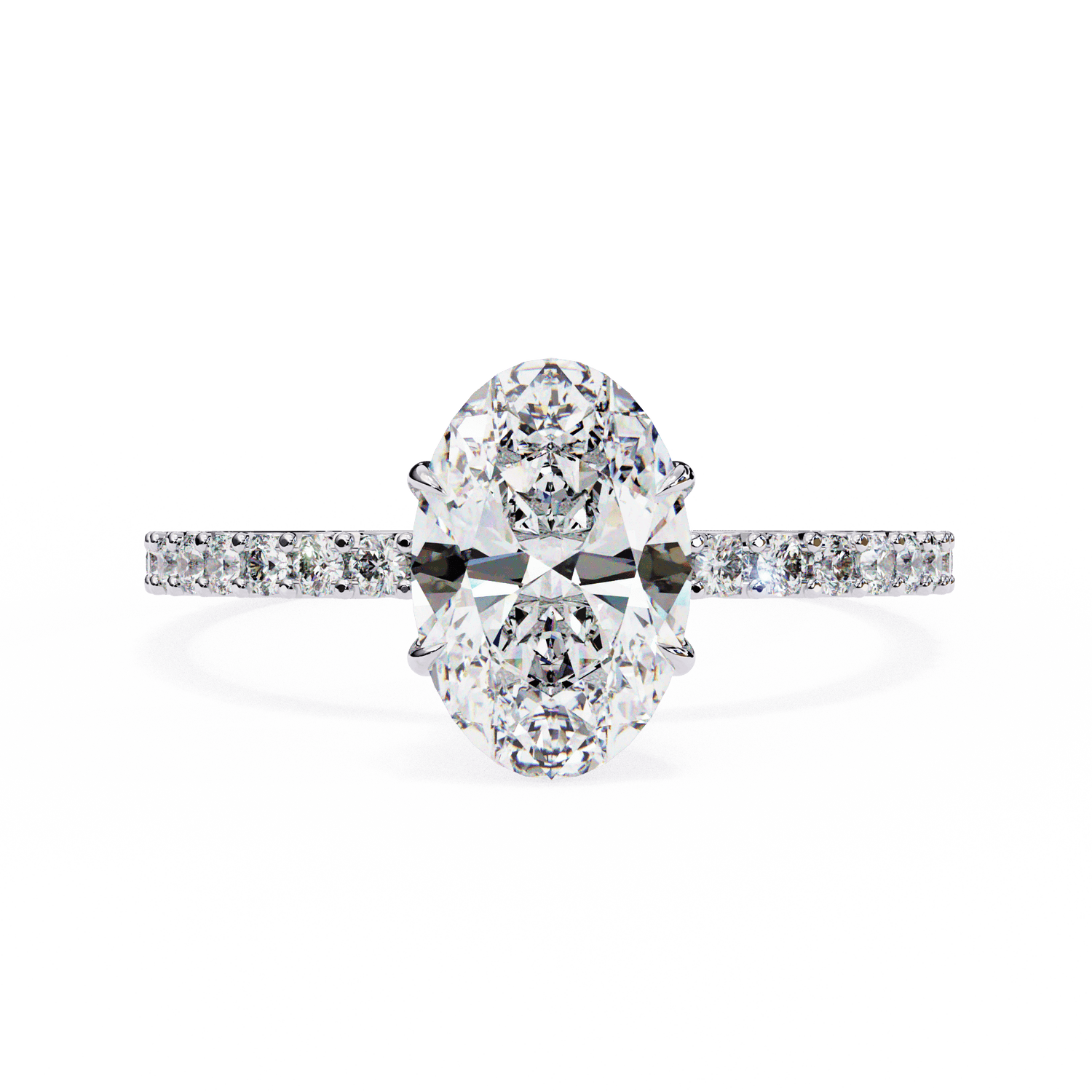 Oval Cut Diamond Engagement Rings