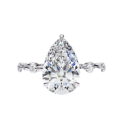 Pear Cut Diamond Engagement Rings