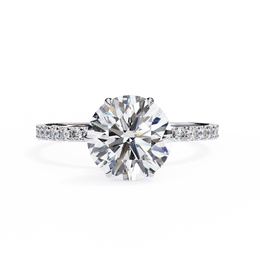 Round Cut Diamond Engagement Rings