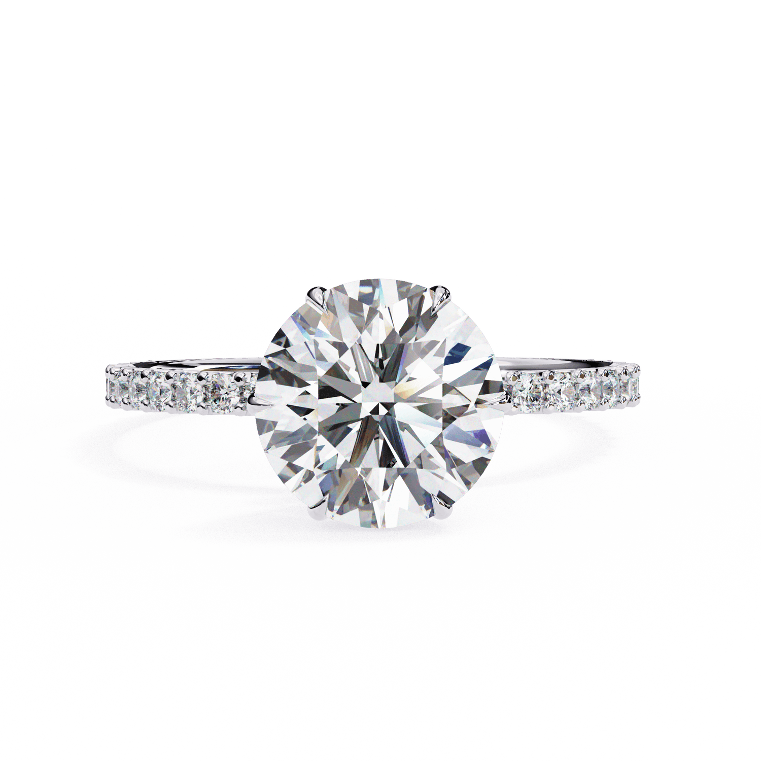 Round Cut Diamond Engagement Rings