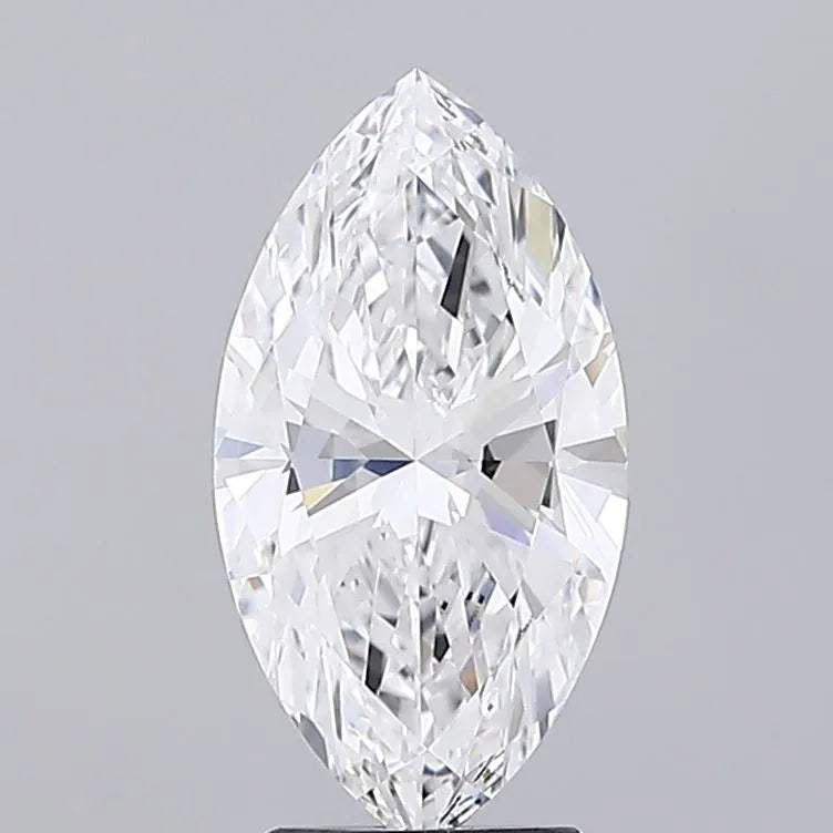 3.02ct Marquise Lab Grown Diamond (Colour E, Clarity IF, IGI Certified)