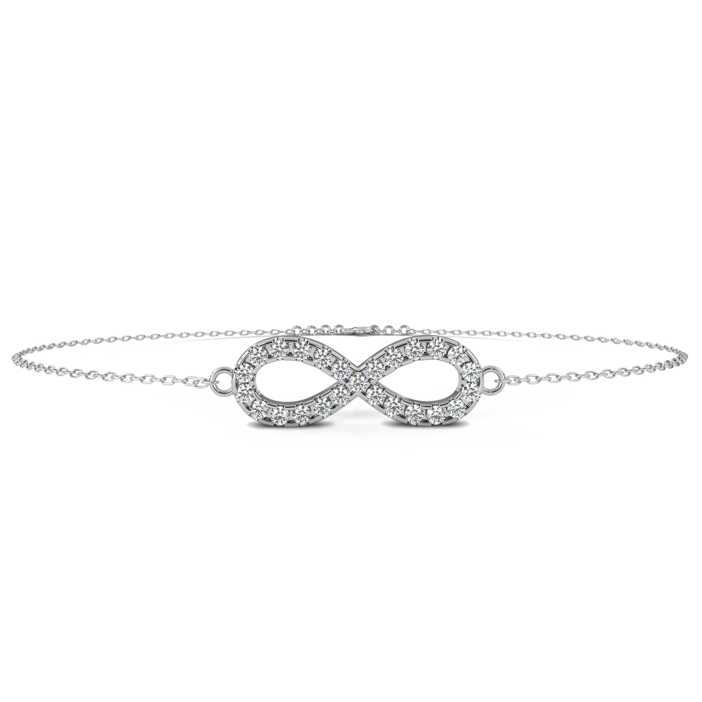Selene – Diamond Eternity Pendant Bracelet