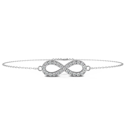 Selene – Diamond Eternity Pendant Bracelet