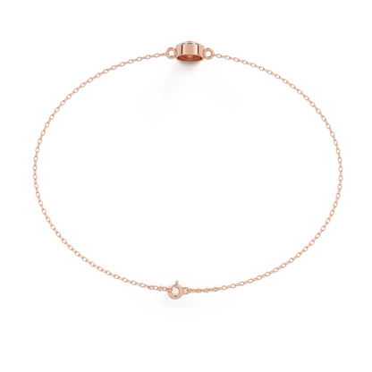 Teresa - Bezel-Set Halo Diamond Bracelet
