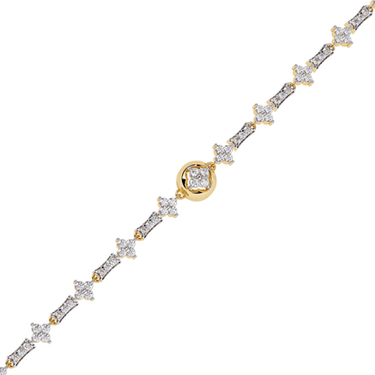 Vasiliki- Round Diamond Motif Bracelet