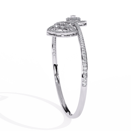 Sonya – Pavé Cluster Open Bangle