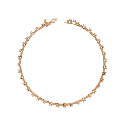 Vienna – Spaced Round Diamond Bangle