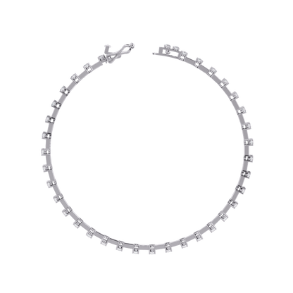 Vienna – Spaced Round Diamond Bangle