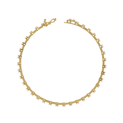 Vienna – Spaced Round Diamond Bangle