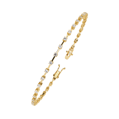 Vienna – Spaced Round Diamond Bangle