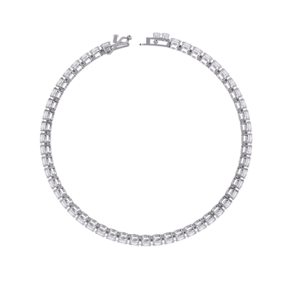 Bridget  - East-West Oval Diamond Tennis Bracelet