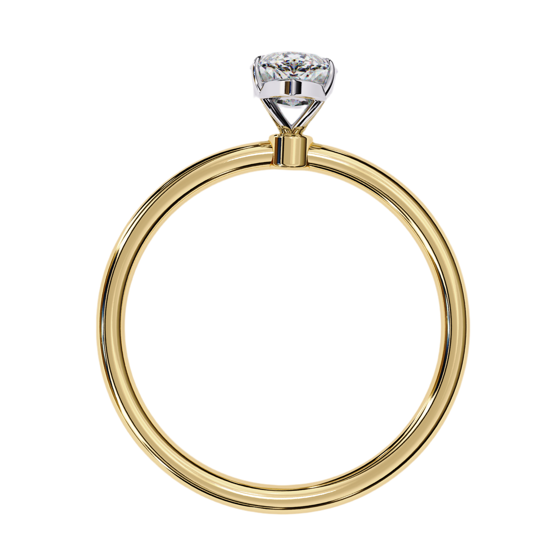 Hazel — Marquise cut lab grown and natural diamond engagement ring — solitaire — Carat House
