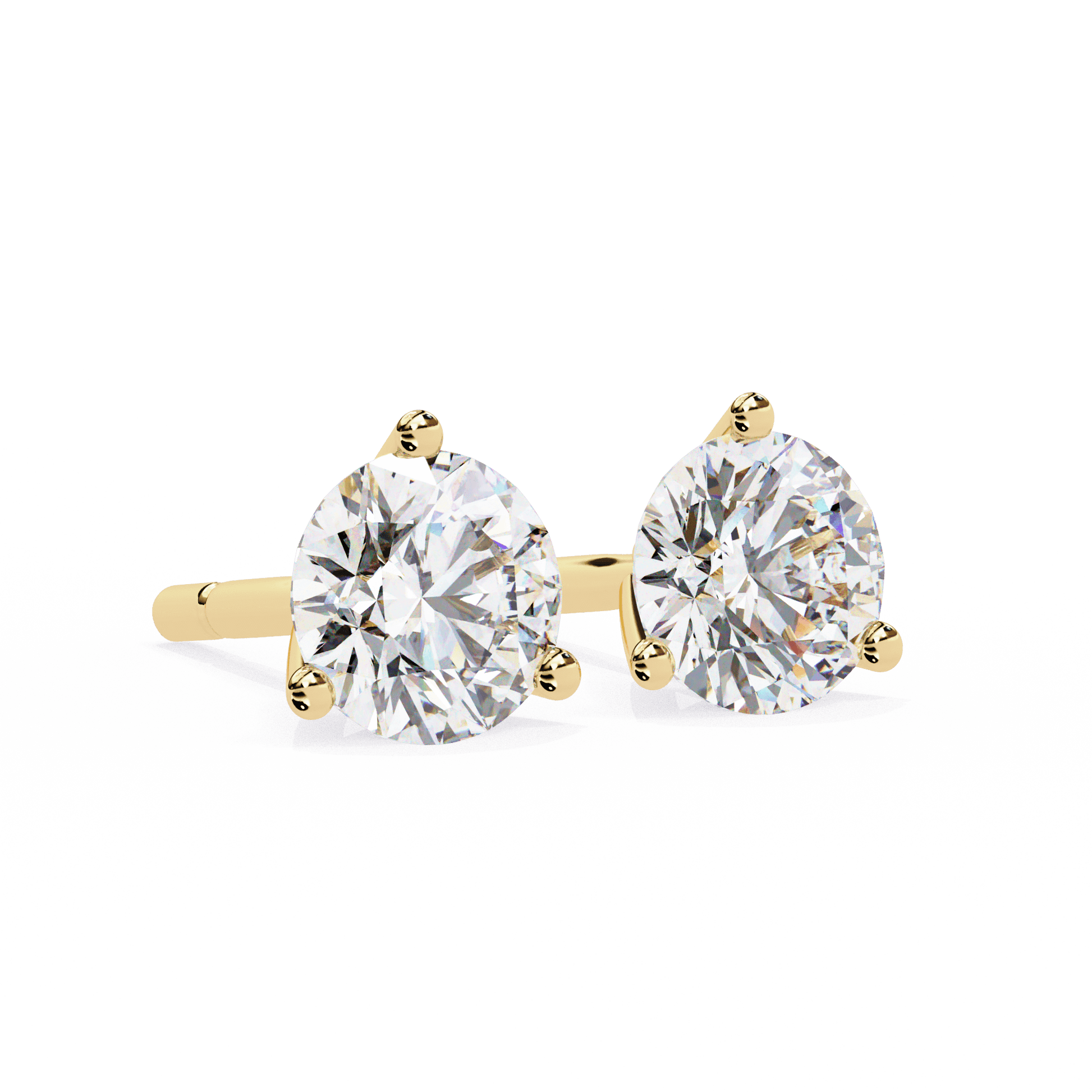 Elegant Marlena Martini Stud earrings by Carat House Dubai featuring sparkling gemstones and a sleek silver setting.