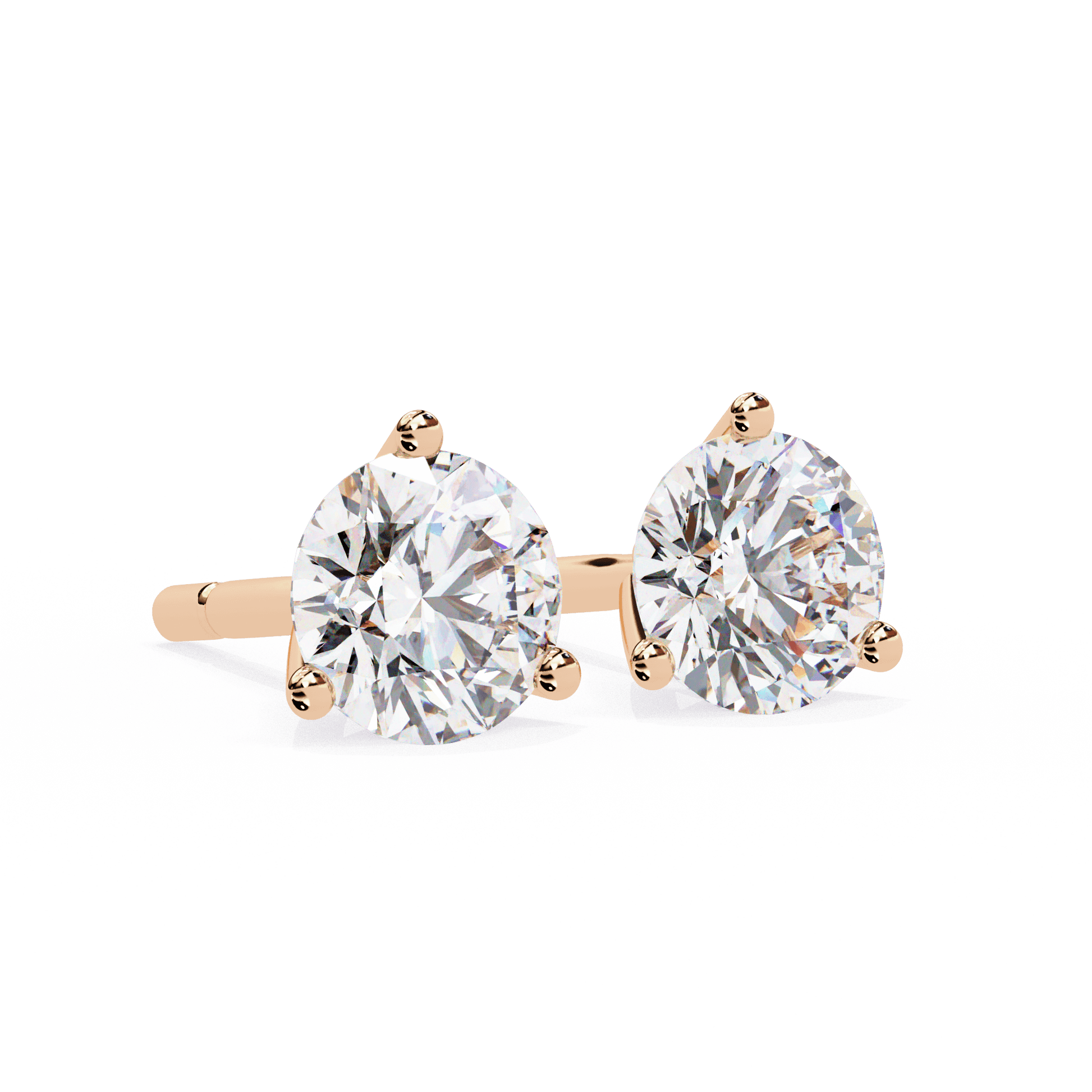 Elegant Marlena Martini Stud earrings by Carat House Dubai featuring sparkling gemstone accents and a sleek, modern design.
