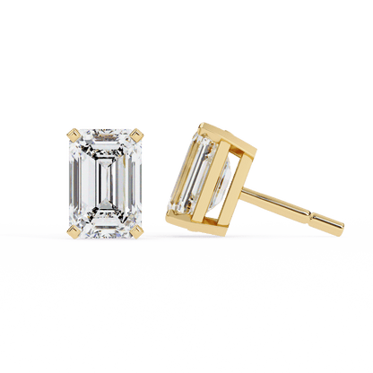 Anne- The Classic Emerald Stud