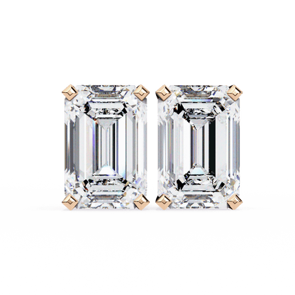 Anne- The Classic Emerald Stud