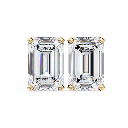 Anne- The Classic Emerald Stud