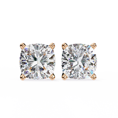 Ariel- Classic Cushion-Cut Studs