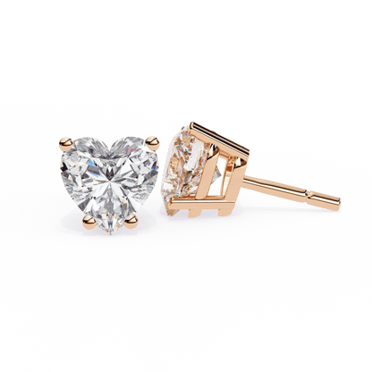 Aya- Classic Heart-Cut Studs