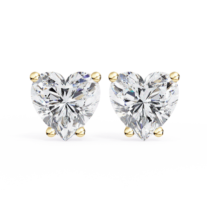 Aya- Classic Heart-Cut Studs