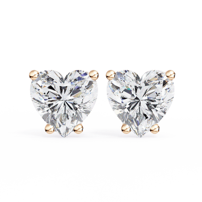 Aya- Classic Heart-Cut Studs