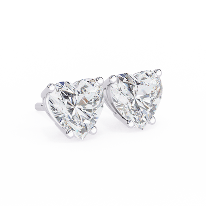 Aya- Classic Heart-Cut Studs