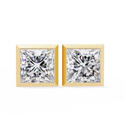 Alejandra– The Bezel Set Princess Stud