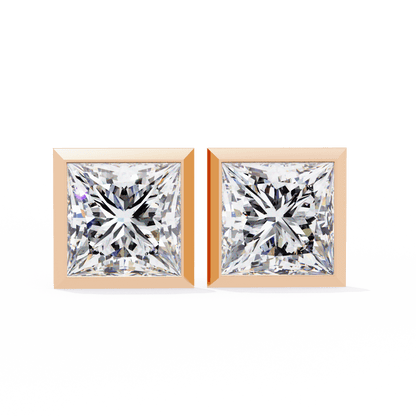 Alejandra– The Bezel Set Princess Stud
