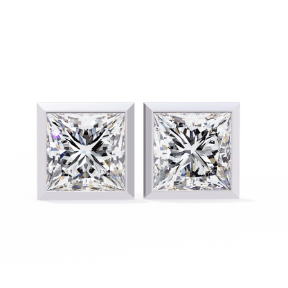 Alejandra– The Bezel Set Princess Stud