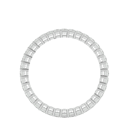 Bellamy – Princess-Cut Full Eternity Band in Basket Setting