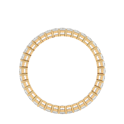 Bellamy – Princess-Cut Full Eternity Band in Basket Setting