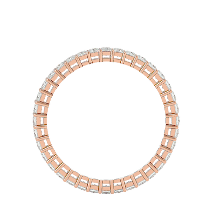 Bellamy – Princess-Cut Full Eternity Band in Basket Setting