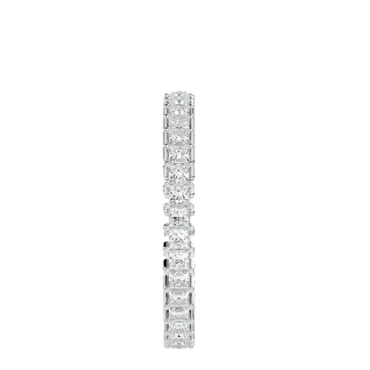 Bellamy – Princess-Cut Full Eternity Band in Basket Setting
