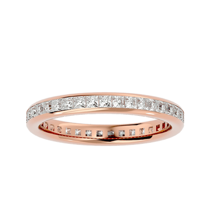 Vanessa – Princess-Cut Diamond Channel-Set Full Eternity Band