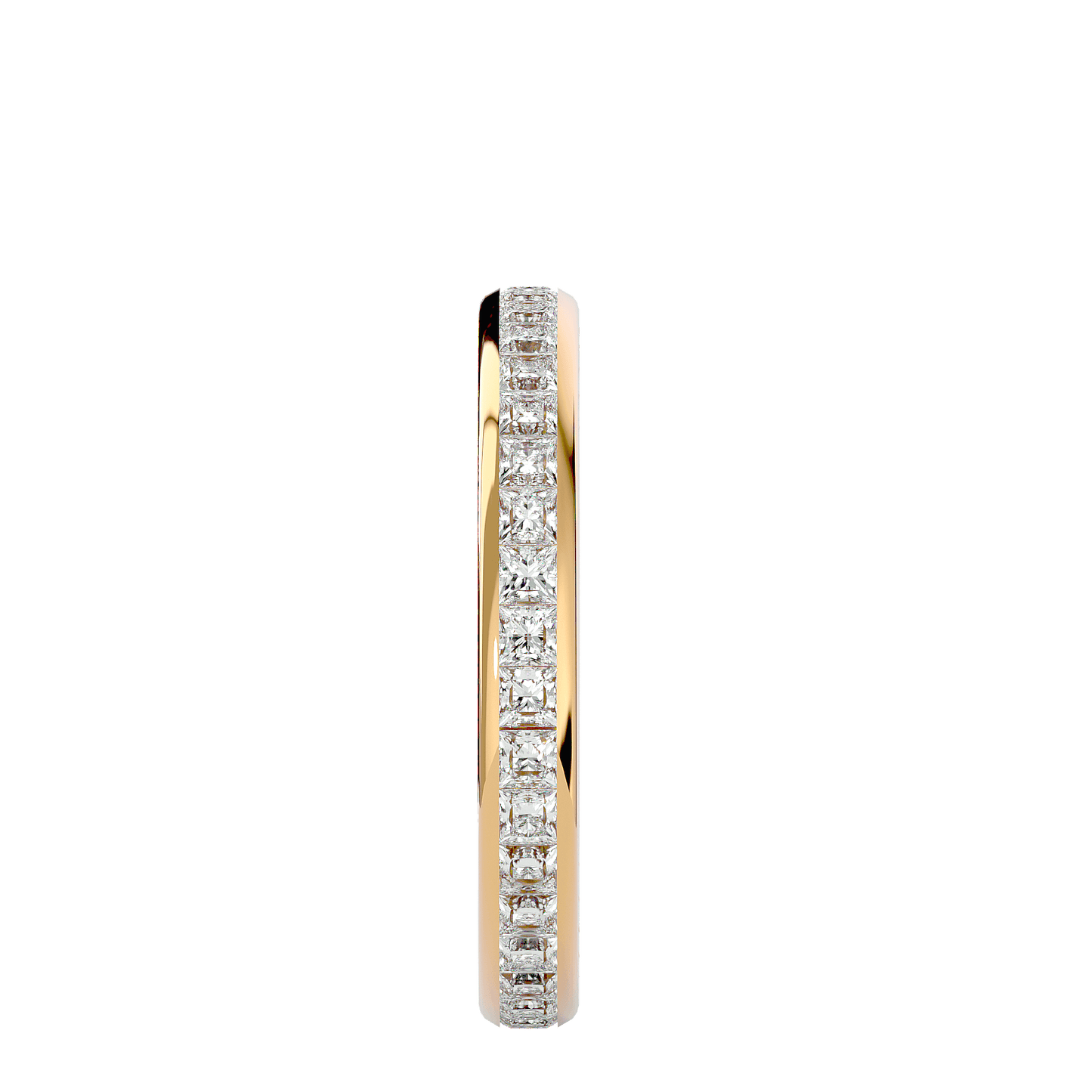 Vanessa – Princess-Cut Diamond Channel-Set Full Eternity Band