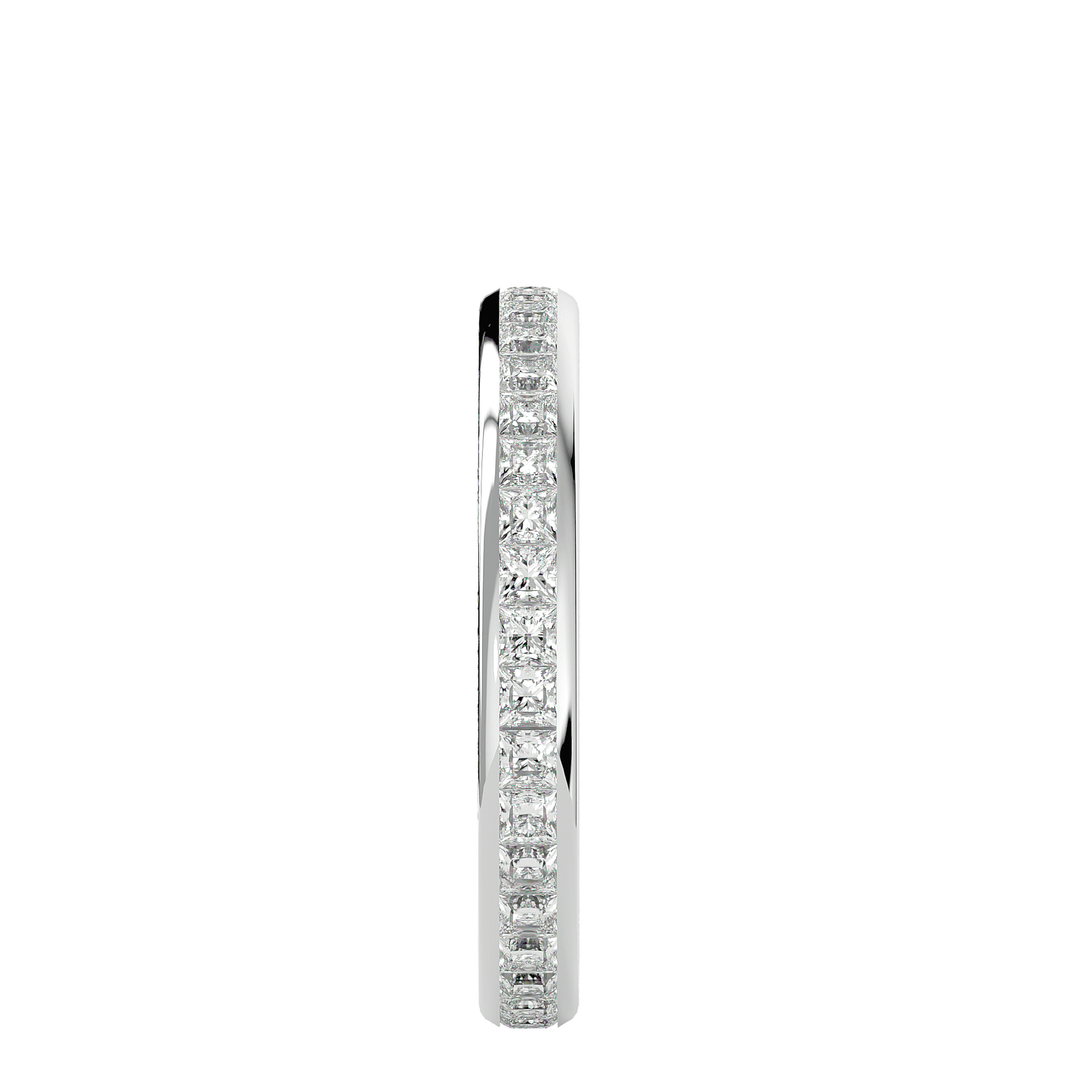 Vanessa – Princess-Cut Diamond Channel-Set Full Eternity Band