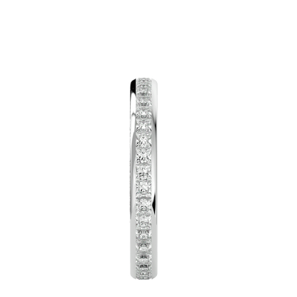 Vanessa – Princess-Cut Diamond Channel-Set Full Eternity Band